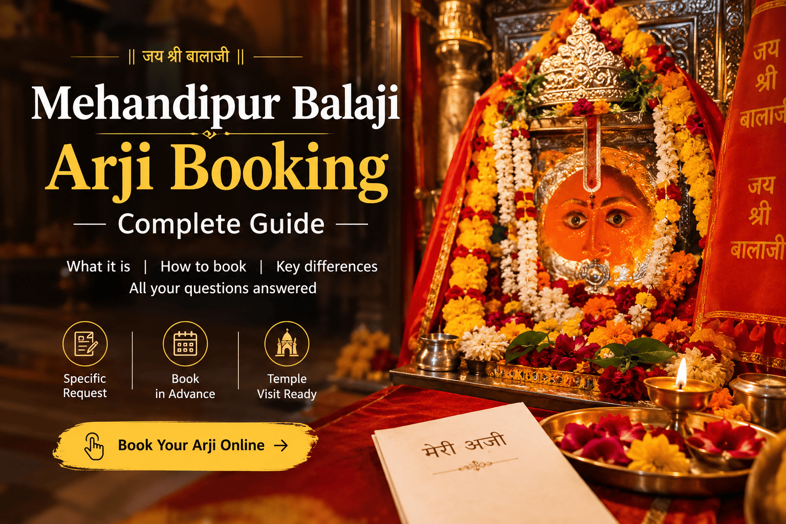 Mehandipur Balaji Arji Booking — Complete Guide